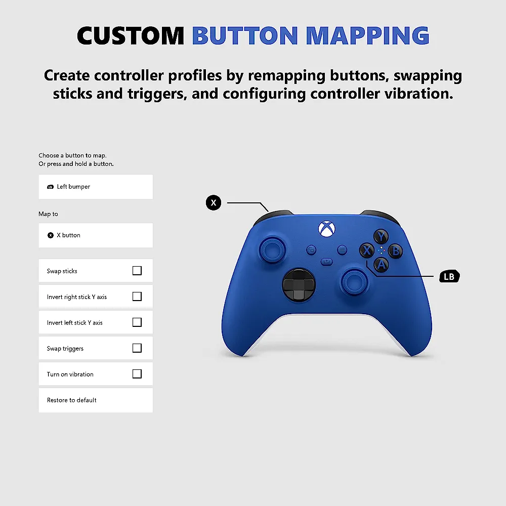 Xbox Wireless Controller Shock Blue 