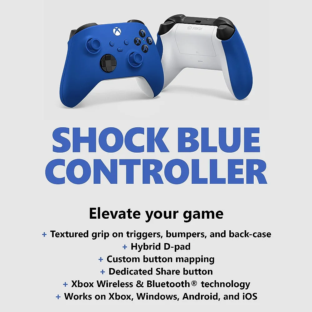 Xbox Wireless Controller Shock Blue 